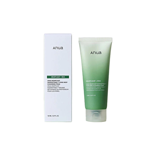 Anua Heartleaf Deep Cleansing Foam – Gentle Korean Face Wash - 150ml