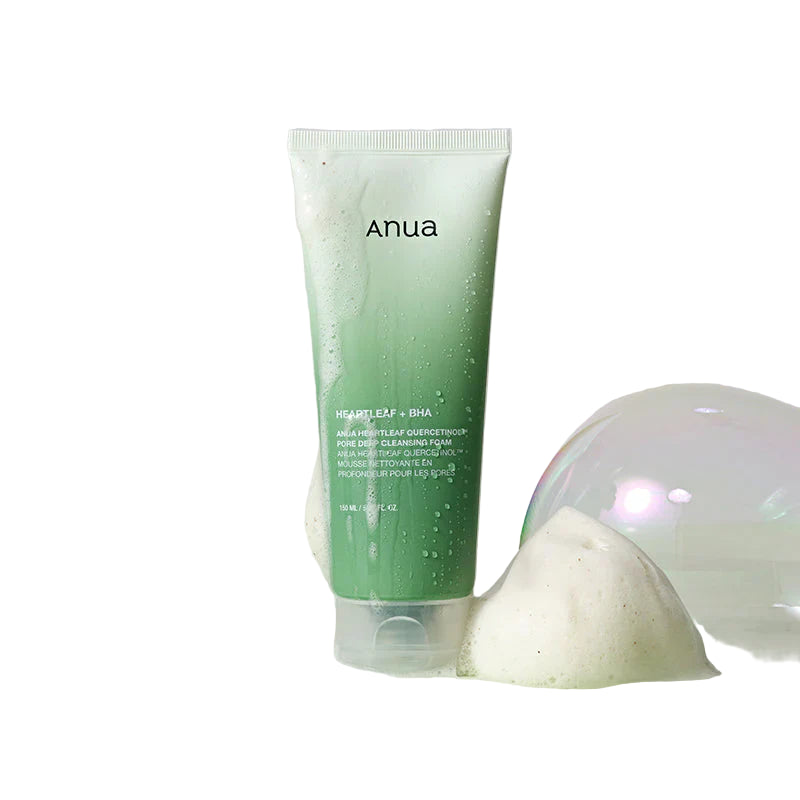 Anua Heartleaf Deep Cleansing Foam – Gentle Korean Face Wash - 150ml