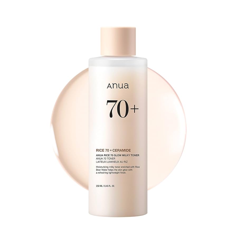 Anua Rice 70 Glowy Milk Toner – Brightening & Hydrating Korean Skincare - 40ml