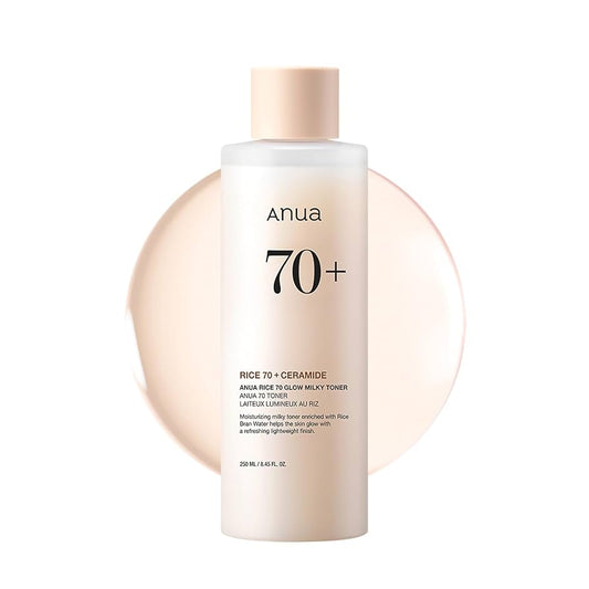 Anua Rice 70 Glowy Milk Toner – Brightening & Hydrating Korean Skincare - 40ml