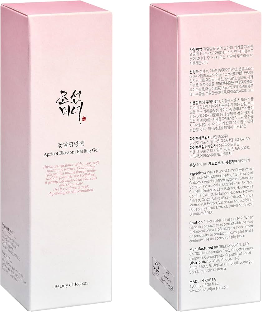 Beauty of Joseon Apricot Blossom Peeling Gel – 100ml