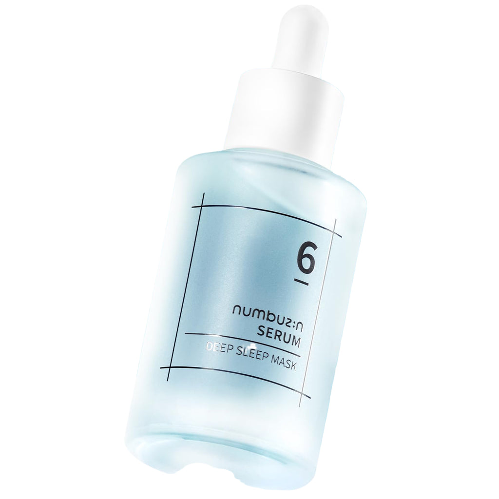 GlowTok Numbuzin Serum deep sleep mask bottle on a white background