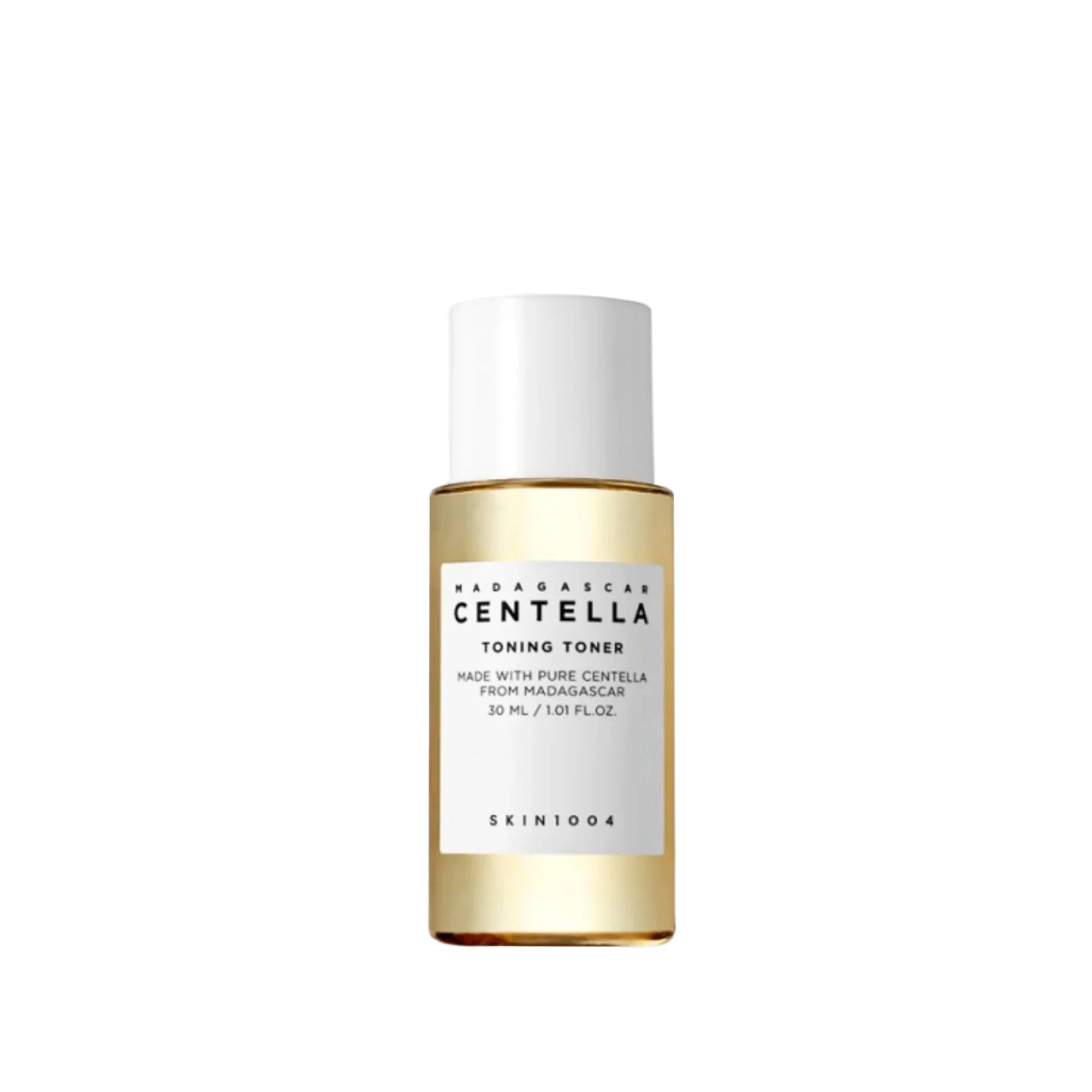 GlowTok Skintouch Madagascar Centella toning toner bottle on a white background