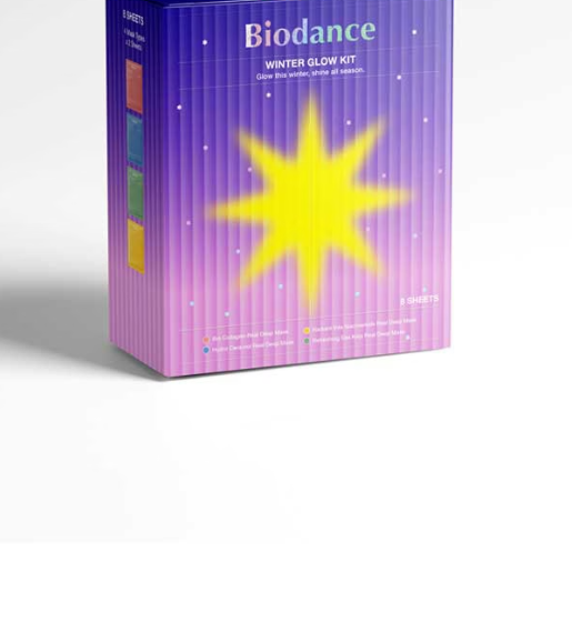 Biodance – Winter Glow Kit (8‑Sheet Variety Pack)